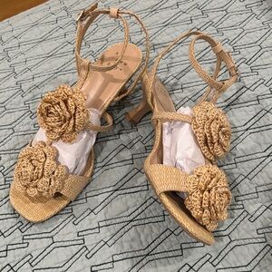 a new day Tan Floral Women's Sandals